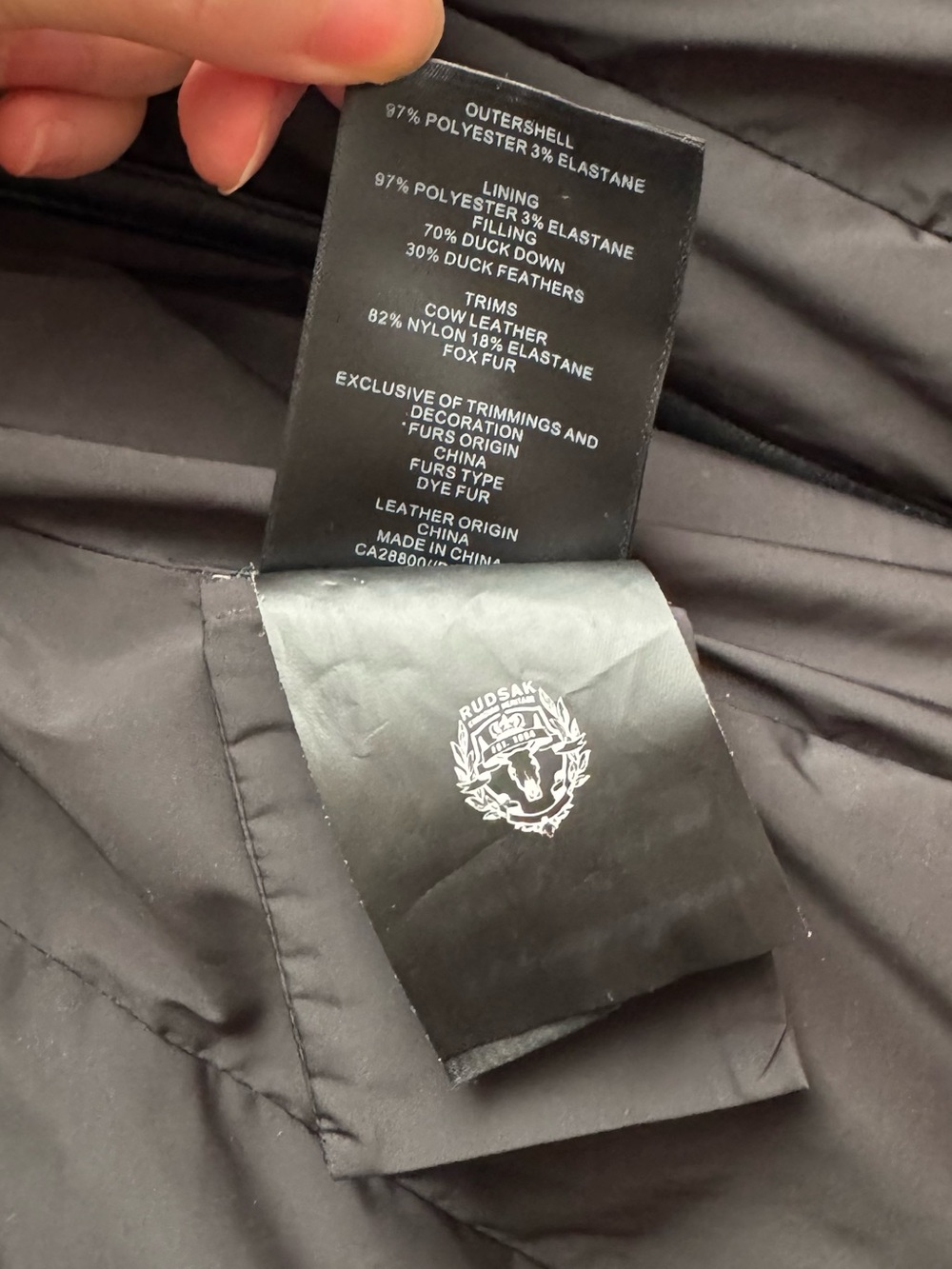 RUDSAK MYA Down Puffer Winter Jacket - M - Picture 11 of 13